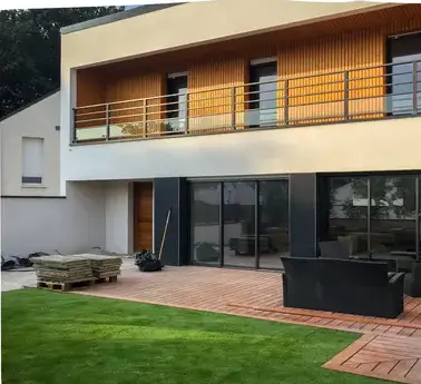 extension maison bois Camors-4