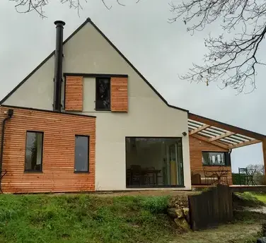extension maison bois Locminé-3