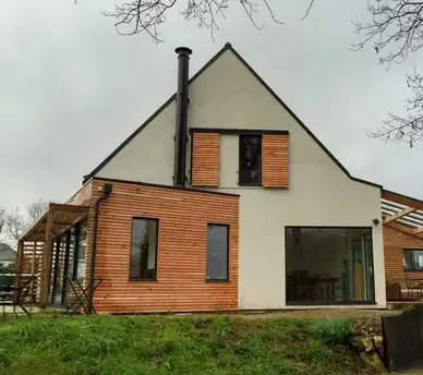 extension maison bois Pluméliau-Bieuzy-5