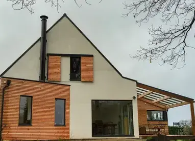 extension maison bois Quistinic-1