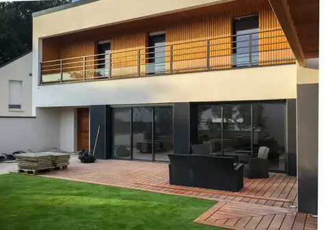 extension maison bois Quistinic-2